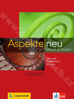 Aspekte NEU B1+ - 1. poldiel učebnice a pracovného zošita nemčiny vr. audio-CD