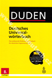 Duden - Deutsches Universalwörterbuch (bez CD) – výkladový slovník 8. vyd. 2015
