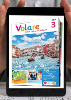 PDF časopis pre výučbu taliančiny Volare A0, predplatné 2023-24
