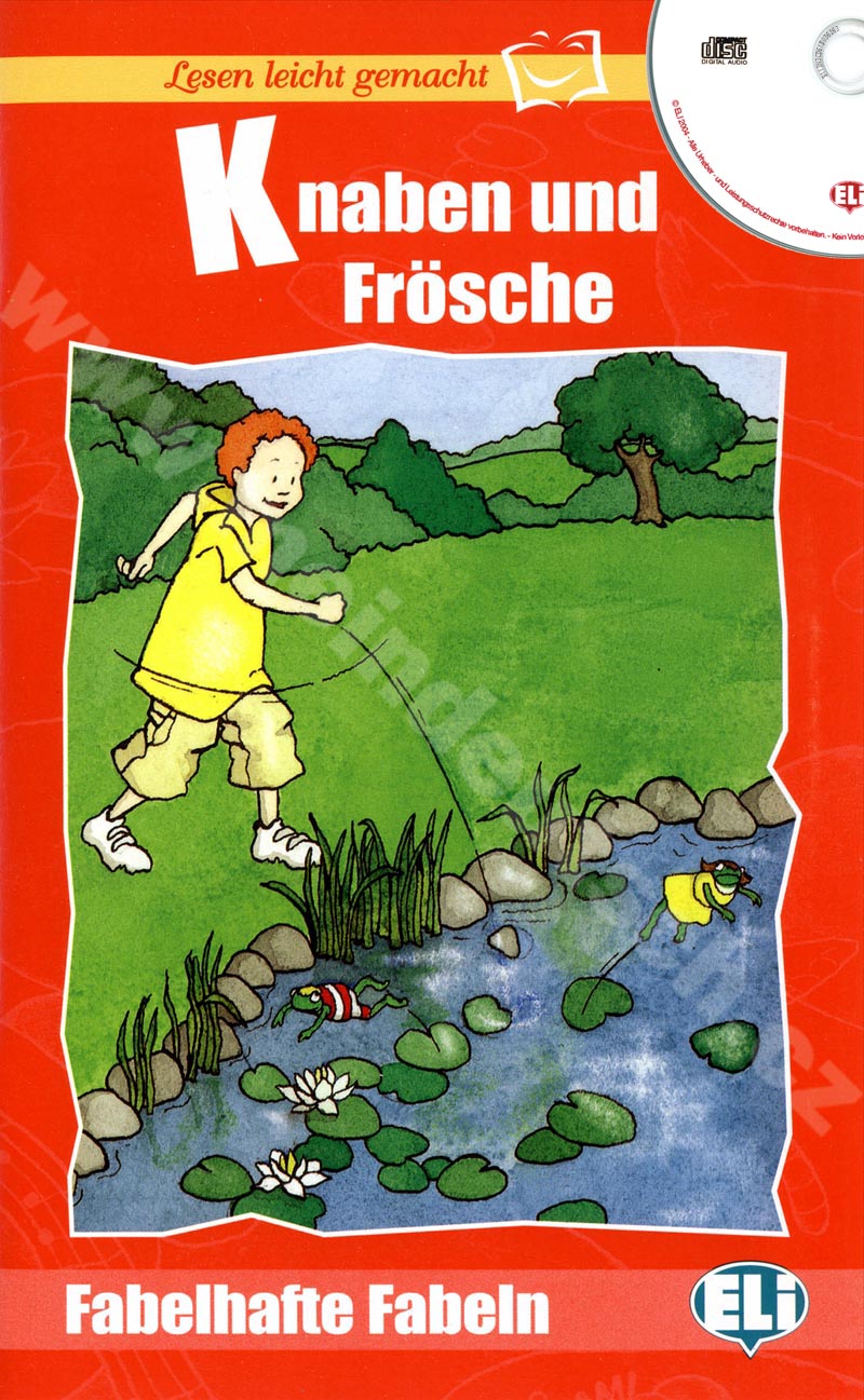 Knaben und Frösche - zjednodušené čítanie v nemčine vr. CD pre deti