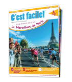 Tlačený časopis pre výučbu francúzštiny C’est Facile! A1 - A2, predplatné 2023-24