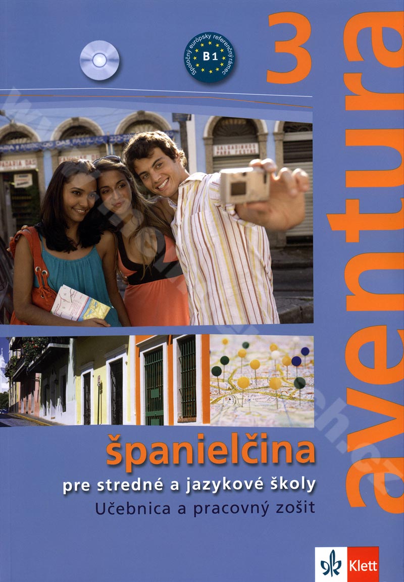 aventura 3 - učebnica a pracovný zošit španielčiny s CD