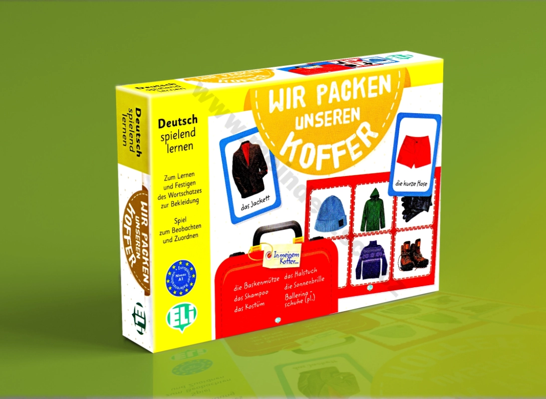 Wir packen unseren Koffer - didaktická hra do výučby nemčiny