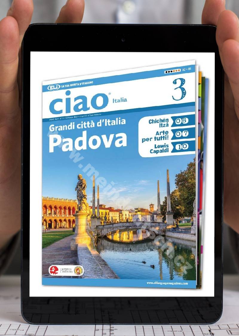 PDF časopis pre výučbu taliančiny Ciao A2 - B1, predplatné 2022-23