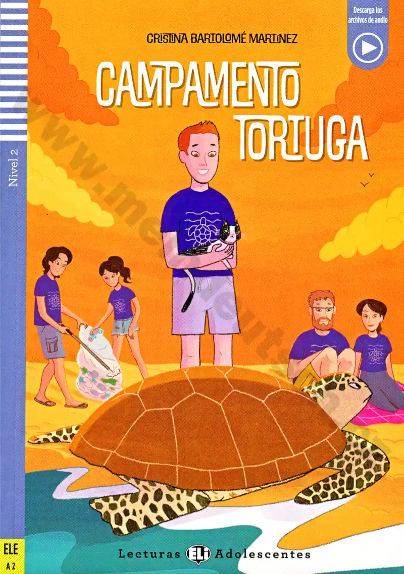 Campamento Tortuga - čítanie v španielčine s posluchom (C. B. Martínez)