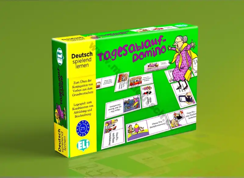 Das Tagesablauf-DOMINO - didaktická hra do výučby nemčiny