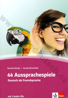 44 Aussprachespiele - výslovnostní didaktické hry do němčiny vč. 2 audio-CD