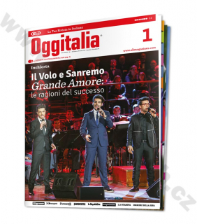 Tlačený časopis pre výučbu taliančiny Oggitalia C2, predplatné 2021-22
