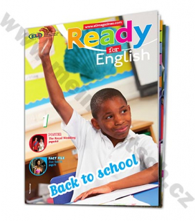 PDF časopis pre výučbu angličtiny Ready for English A0, predplatné 2021-22