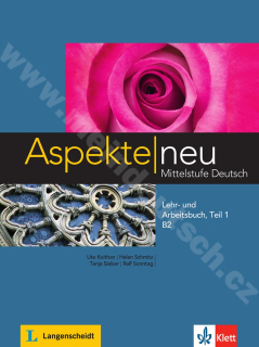 Aspekte NEU B2.1 - 1. poldiel učebnice a pracovného zošitu nemčiny vr. audio-CD