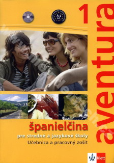 aventura 1 - učebnica a pracovný zošit španielčiny s CD