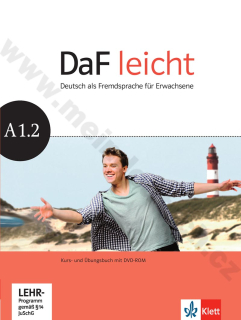 DaF leicht A1.2 - učebnica a pracovný zošit nemčiny s DVD-ROM