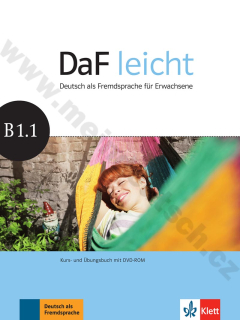 DaF leicht B1.1 -  učebnica a pracovný zošit nemčiny s DVD-ROM