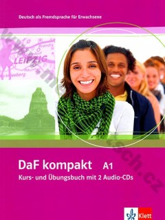 DaF kompakt A1 - 1. diel učebnice nemčiny a pracovný zošit vr. 2 audio-CD