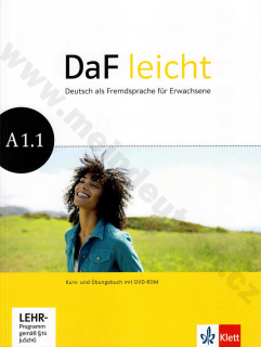 DaF leicht A1.1 - učebnica a pracovný zošit nemčiny s DVD-ROM