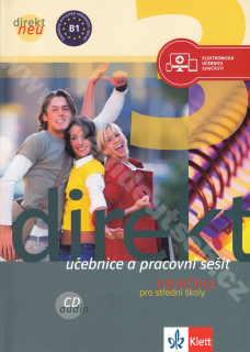 Direkt 3 CZ NEU B1 - učebnica nemčiny s pracovným zošitom a CD  (CZ verzia)