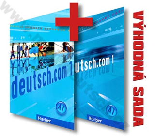 deutsch.com 1 - paket 1. dielu (učebnica + pracovný zošit + CD - SK verzia)
