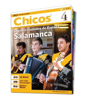 Tlačený časopis pre výučbu španielčiny Chicos A2 - B1, predplatné 2023-24