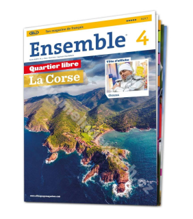 Tlačený časopis pre výučbu francúzštiny Ensemble B2 - C1, predplatné 2023-24