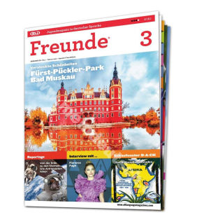 Tlačený časopis pre výučbu nemčiny Freunde B1 - B2, predplatné 2022-23
