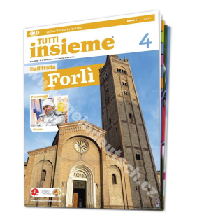 Tlačený časopis pre výučbu taliančiny Tutti B2 - C1, predplatné 2023-24