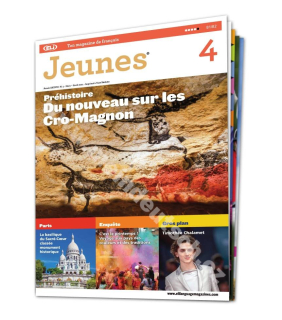 Tlačený časopis pre výučbu francúzštiny Jeunes B1 - B2, predplatné 2023-24