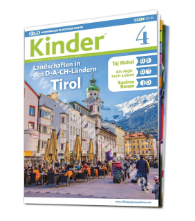 Tlačený časopis pre výučbu nemčiny Kinder A2 - B1, predplatné 2023-24