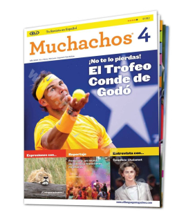 Tlačený časopis pre výučbu španielčiny Muchachos B1 - B2, predplatné 2023-24
