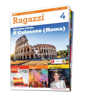 Tlačený časopis pre výučbu taliančiny Ragazzi B1 - B2, predplatné 2022-23