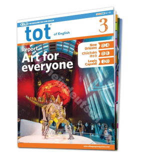 Tlačený časopis pre výučbu angličtiny Tot of English A2 - B1, predplatné 2023-24