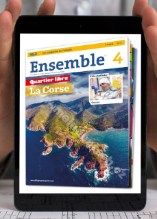 PDF časopis pre výučbu francúzštiny Ensemble B2 - C1, predplatné 2023-24