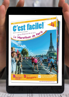 PDF časopis pre výučbu francúzštiny C’est Facile! A1 - A2, predplatné 2021-22