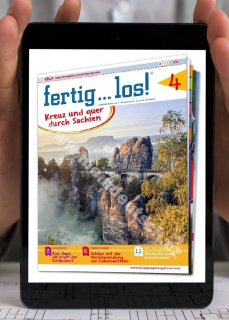 Tlačiteľný časopis PDF na výučbu nemčiny fertig…los! A1 - A2, 2022-23