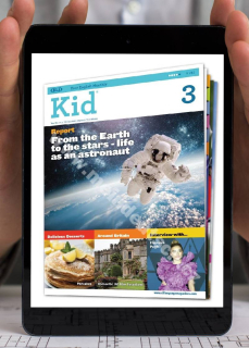 Tlačiteľný časopis PDF na výučbu angličtiny Kid B1 - B2, 2022-23