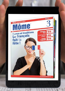 PDF časopis pre výučbu francúzštiny Môme A2 - B1, predplatné 2022-23