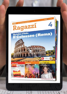 PDF časopis pre výučbu taliančiny Ragazzi B1 - B2, predplatné 2023-24