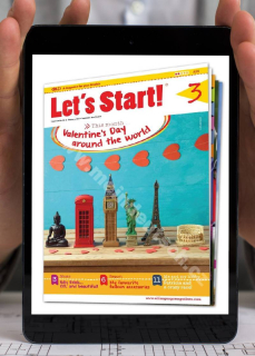 PDF časopis pre výučbu angličtiny Let’s Start! A1 - A2, predplatné 2023-24