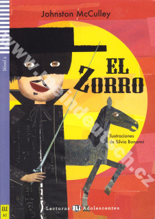 El Zorro - zjednodušené čítanie v španielčine A2 + CD
