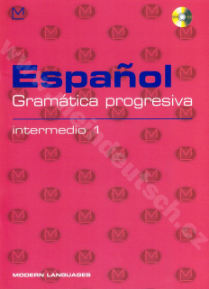 Español  Gramática progresiva - intermedio 1 – cvičebnica gramatiky + CD