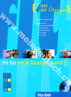 Fit für FIT in Deutsch 1 und 2 - cvičebnica k nemeckému certifikátu vr. CD
