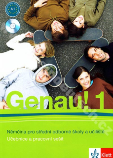 Genau! 1 CZ - učebnica nemčiny vr. pracovného zošita a 2 audio-CD (CZ verzia)