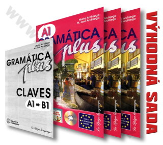 Gramática plus A1-B1 vr. kľúče – sada cvičebníc španielskej gramatiky