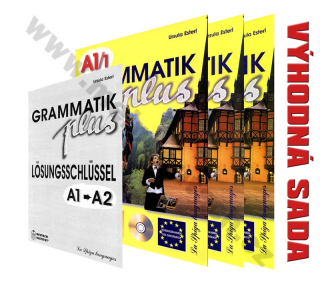 Grammatik plus A1 - A2 vr. kľúče - sada cvičebníc gramatiky