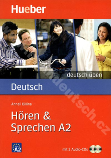 Hören + Sprechen A2, rad Deutsch üben - cvičebnica nemčiny + 2 CD