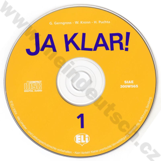 Ja klar! - audio-CD 1 – audionahrávky k 1. dielu učebnice nemčiny