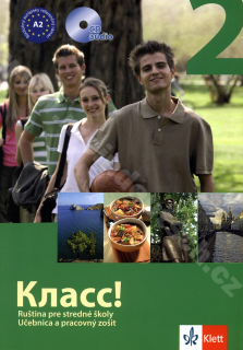 Klass! 2 - učebnica a pracovný zošit ruštiny vr. 2 CD (SK verzia)