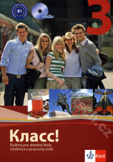 Klass! 3 - učebnica a pracovný zošit ruštiny vr. 2 CD (SK verzia)