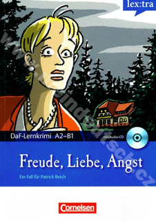 Freude, Liebe, Angst - nemecké čítanie edícia Lernkrimi A2/B1 vr. audio-CD