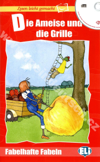 Die Ameise und die Grille - zjednodušené čítanie v nemčine vr. CD pre deti