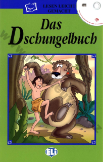 Das Dschungelbuch - zjednodušené čítanie vr. CD v nemčine pre deti